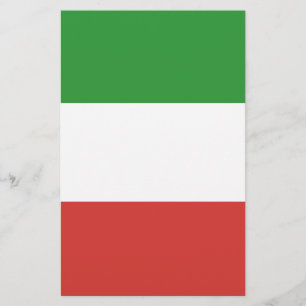 Italiensk flagga brevpapper
