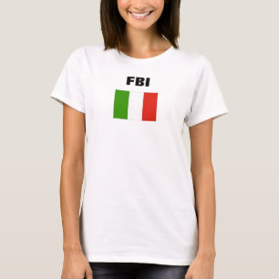 ITALIENSK FLAGGA, FBI TEE SHIRT