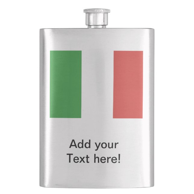 Italiensk flagga fickplunta (Framsidan)