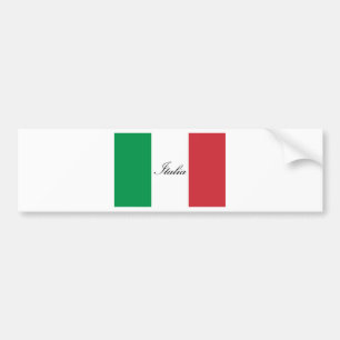Italiensk flagga - flagga av italien - Italia Bildekal
