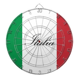 Italiensk flagga - flagga av italien - Italia Darttavla