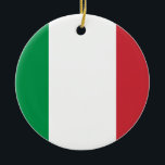 Italiensk flagga - flagga av italien - Italia Julgransprydnad Keramik<br><div class="desc">Italiensk flagga - flagga av italien,  italien,  italienflagga,  italienare,  italia,  internationell,  flaggor av världen,  Europa,  hem- dekor,  länder</div>
