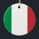 Italiensk flagga - flagga av italien - Italia Julgransprydnad Keramik<br><div class="desc">Italiensk flagga - flagga av italien,  italien,  italienflagga,  italienare,  italia,  internationell,  flaggor av världen,  Europa,  hem- dekor,  länder</div>