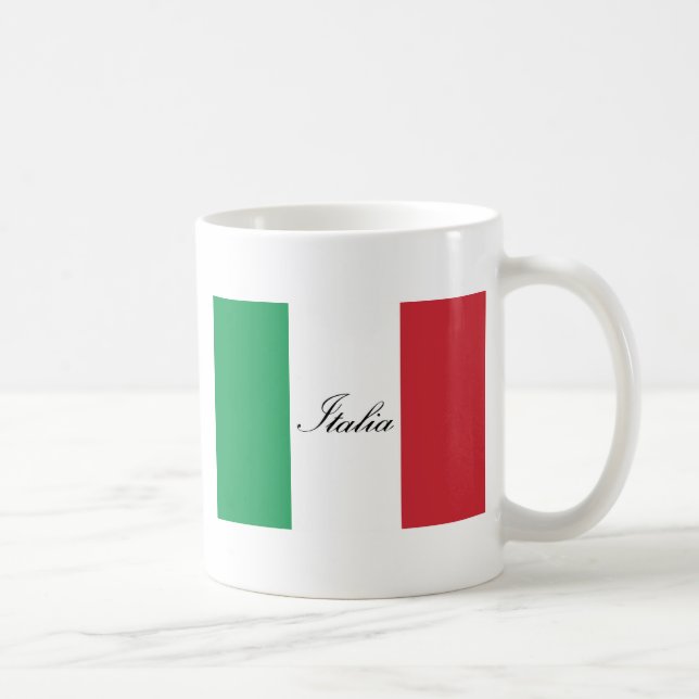 Italiensk flagga - flagga av italien - Italia Kaffemugg (Höger)