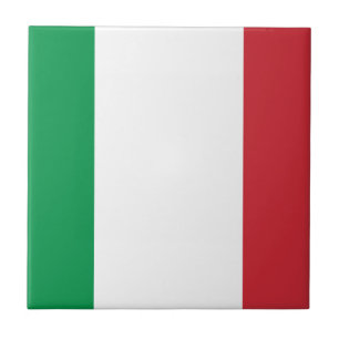 Italiensk flagga - flagga av italien - Italia Kakelplatta