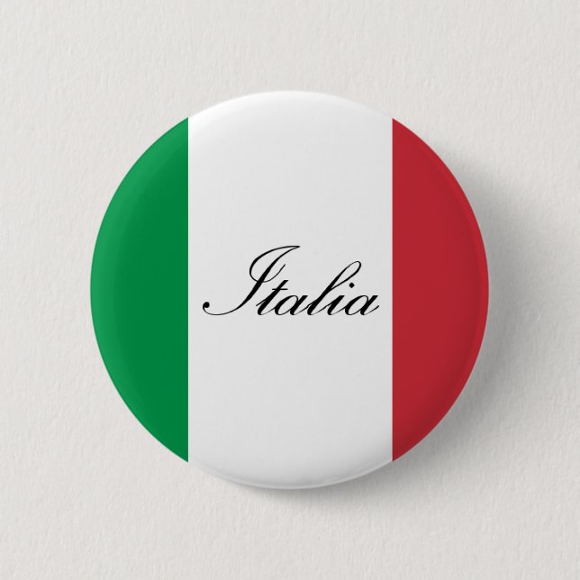 Italiensk flagga - flagga av italien - Italia Knapp (Framsida)