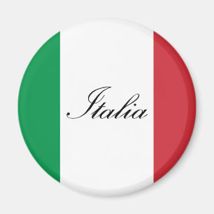 Italiensk flagga - flagga av italien - Italia Magnet