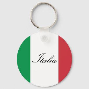 Italiensk flagga - flagga av italien - Italia Nyckelring