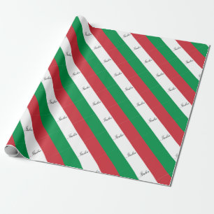 Italiensk flagga - flagga av italien - Italia Presentpapper