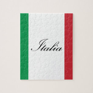 Italiensk flagga - flagga av italien - Italia Pussel