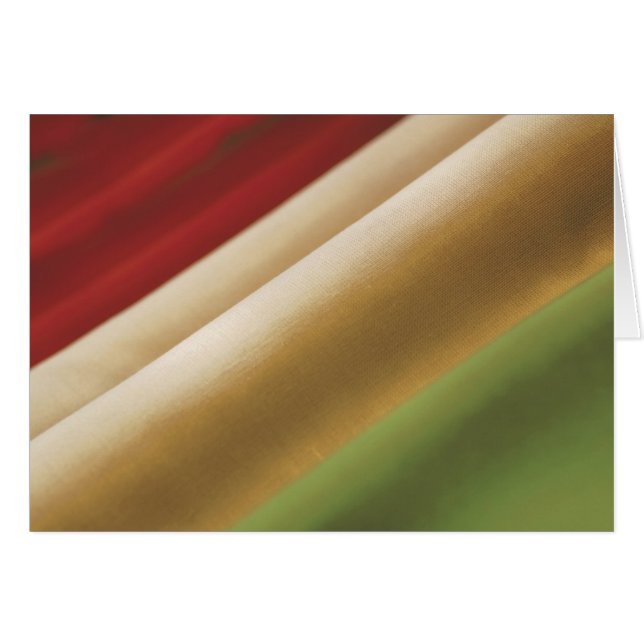 Italiensk flagga hälsningskort (Framsidan Horizontal)