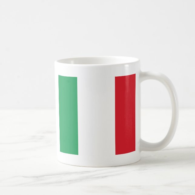 Italiensk flagga kaffemugg (Höger)