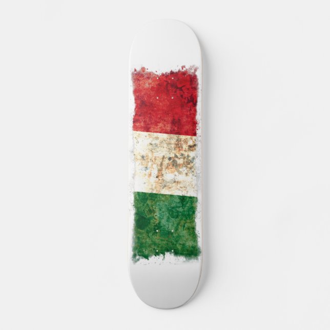 Italiensk flagga mini skateboard bräda 18,5 cm (Framsida)