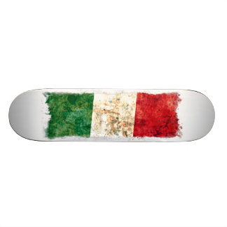 Italiensk flagga mini skateboard bräda 18,5 cm