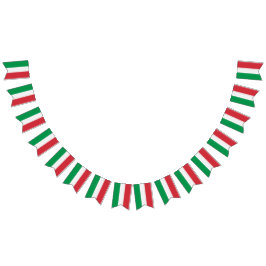 Italiensk flagga, partybaner med flagga av italien