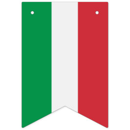 Italiensk flagga, partybaner med flagga av italien