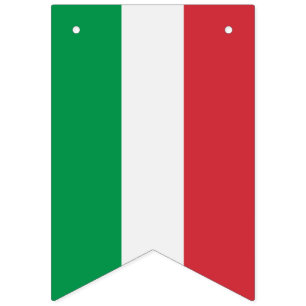Italiensk flagga, partybaner med flagga av italien