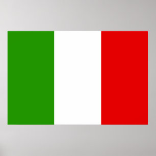 Italiensk flagga poster