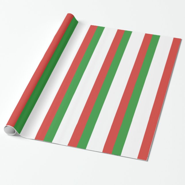 Italiensk flagga presentpapper (Utrullad)