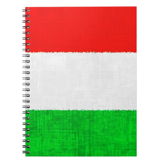 ITALIENSK FLAGGA Spiralblock (Framsidan)