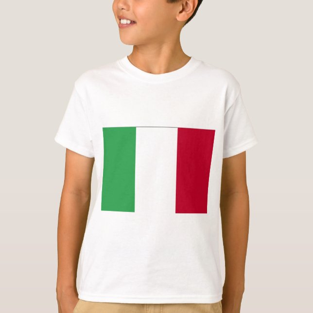 ITALIENSK FLAGGA TEE SHIRT (Framsida)