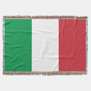 Italiensk flagga vävd tricolore för italien för mysfilt