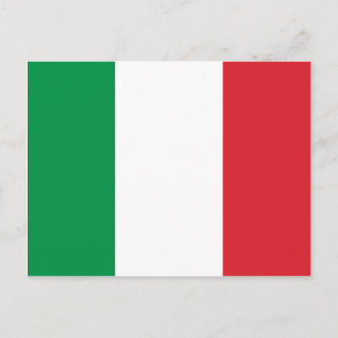 Italiensk flagga vykort