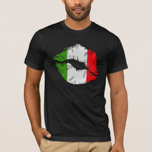 Italiensk flaggaläppar tröja