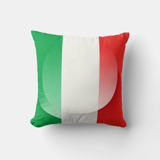 Italiensk flaggkastkudde  kudde (Framsida)