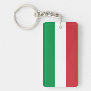 Italiensk flaggnyckelring   Tricolore Italien Nyckelring