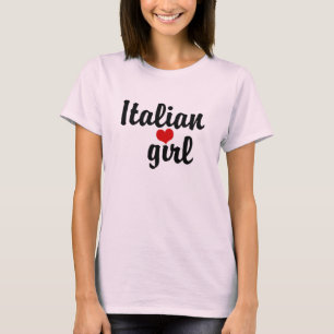 italiensk flicka tee