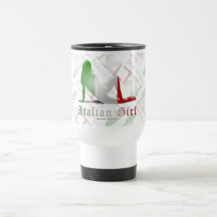Italiensk flickaSilhouetteflagga Resemugg