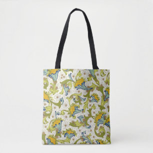 Italiensk florentinsk blomsterrik pattern tygkasse