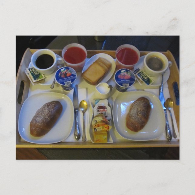 Italiensk frukost vykort (Framsida)