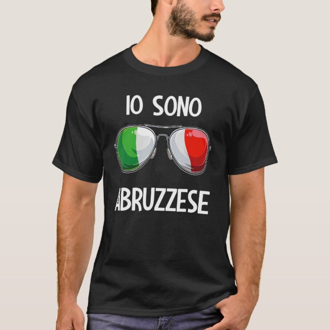 Italiensk funny Italien Slang Italia Pun Io Sono A T Shirt (Framsida)