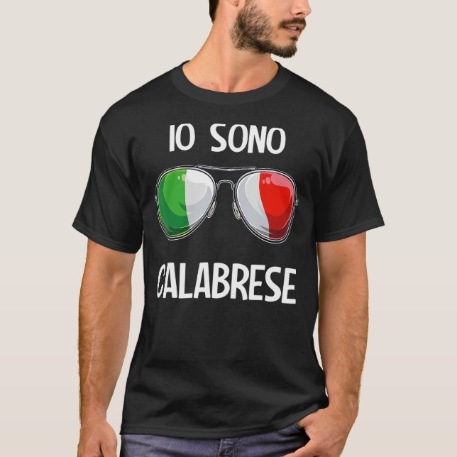 Italiensk funny Italien Slang Italia Pun Io Sono C T Shirt (Framsida)