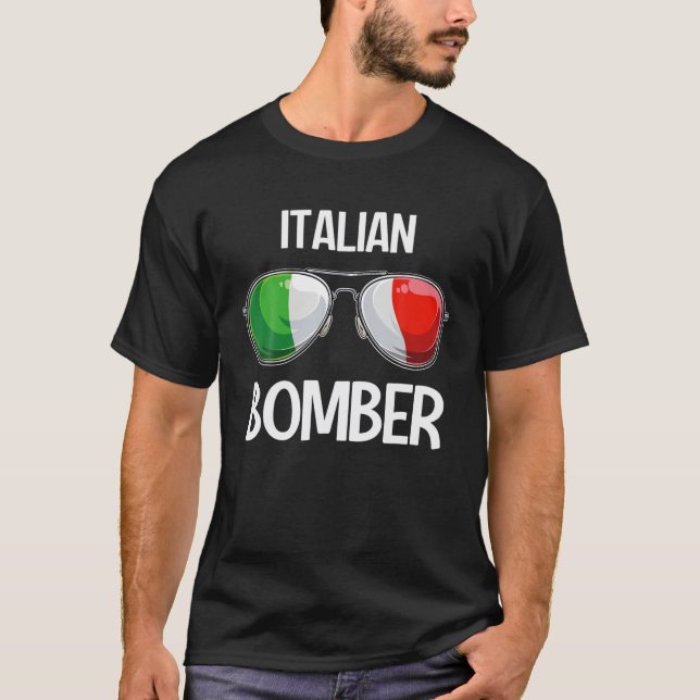 Italiensk funny Italien Slang Italia Pun Italiana  T Shirt (Framsida)