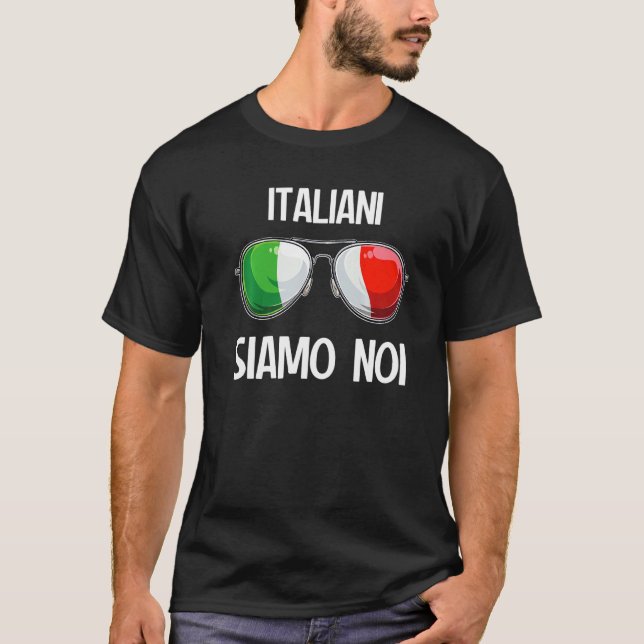 Italiensk funny Italien Slang Italia Pun Italiani  T Shirt (Framsida)