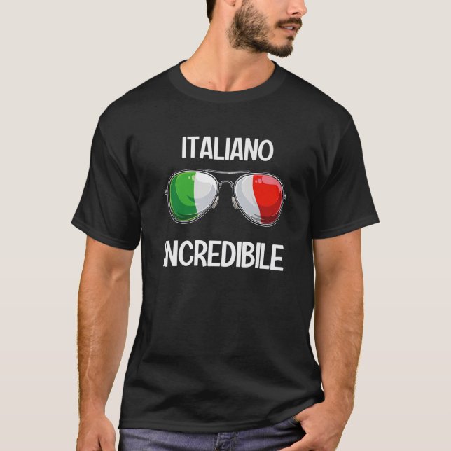 Italiensk funny Italien Slang Italia Pun Italiano  T Shirt (Framsida)
