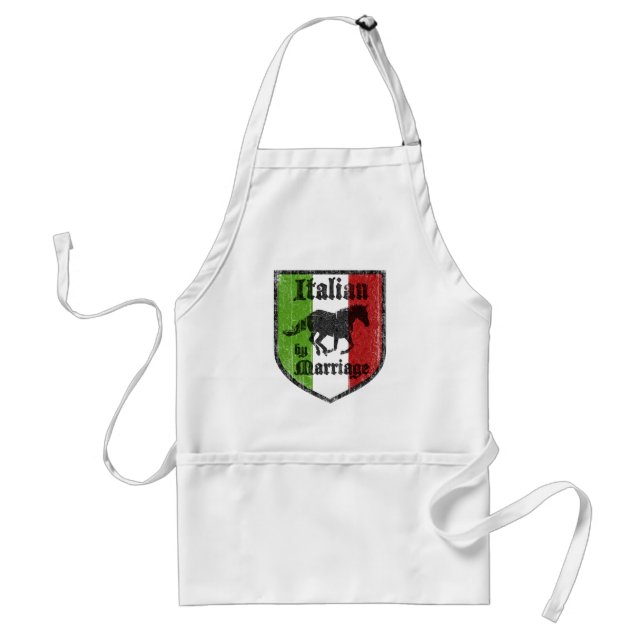 Italiensk genom äktenskap Italien förkläde (Framsidan)