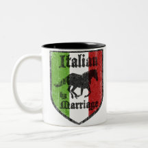Italiensk genom äktenskap kaffemugg