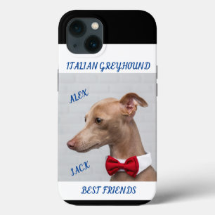 ITALIENSK GREYHOUND APPLE IPHONE 13 FODRAL & NAMN.