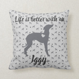 Italiensk Greyhound Home Pillow Iggy Rädding Hund Kudde