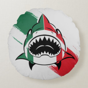 Italiensk hak rund kudde
