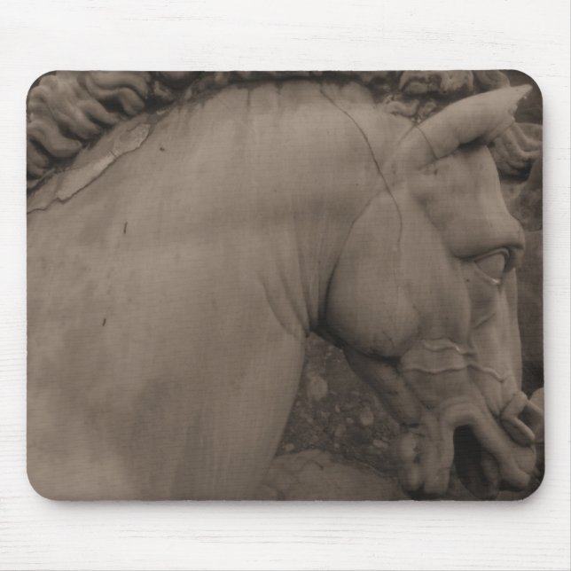 Italiensk häst MOUSEPAD för renaissancekonst Musmatta (Framsidan)