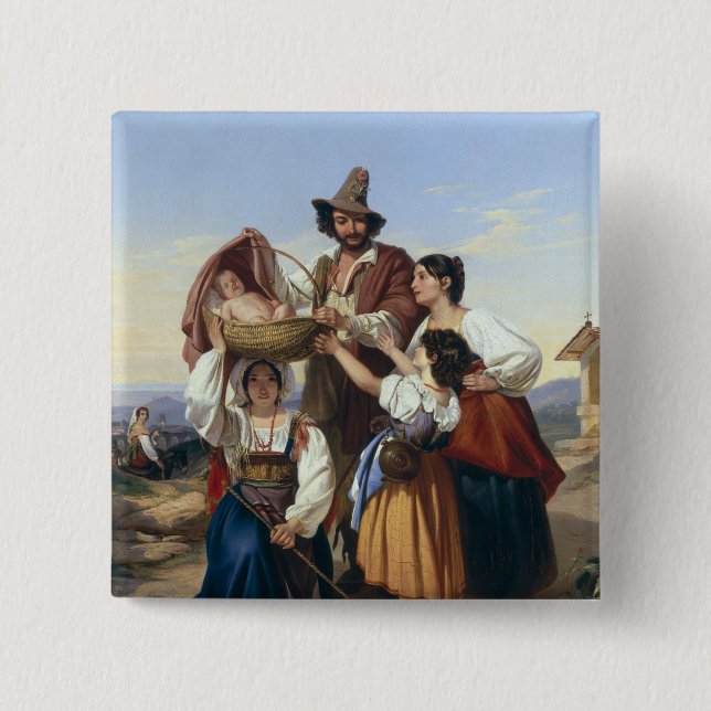 Italiensk Herdsman, 1835 Knapp (Framsida)
