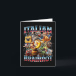 Italiensk hjärnrost Italiensk hjärnrot Roliga meme Kort<br><div class="desc">Italiensk hjärnrost Italiensk hjärnrot Roliga memes pojke barn</div>