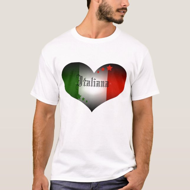italiensk hjärta kopierar, Italiana Tee (Framsida)