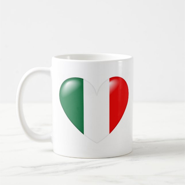 Italiensk hjärtamugg - Cuore Italiano Kaffemugg (Vänster)