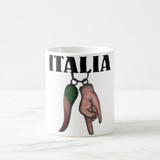 ITALIENSK HORNKAFFEKOPP, MUGG MED DET ONDA ÖGAT,